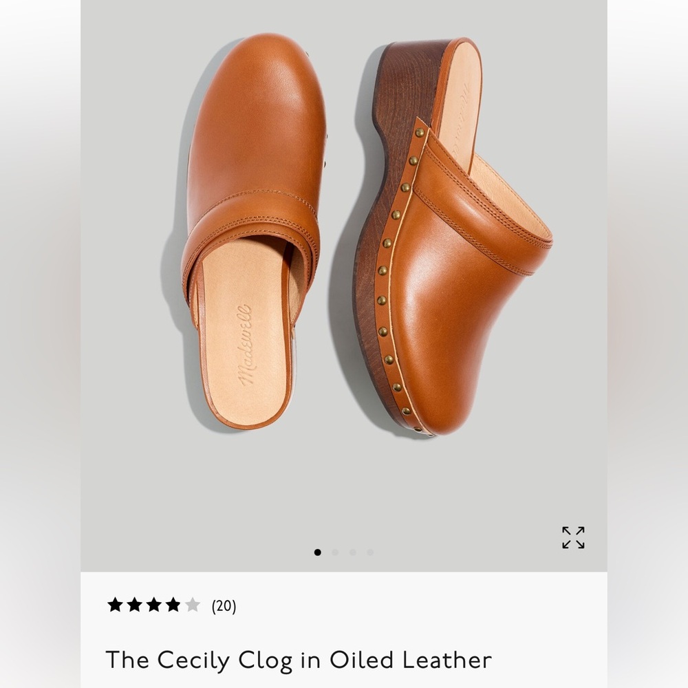 Leather Madewell Clogs
